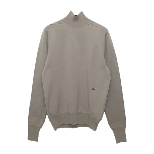 BOWTE/SUPER180'S WORSTED DOUBLE HIGH-NECK KNIT