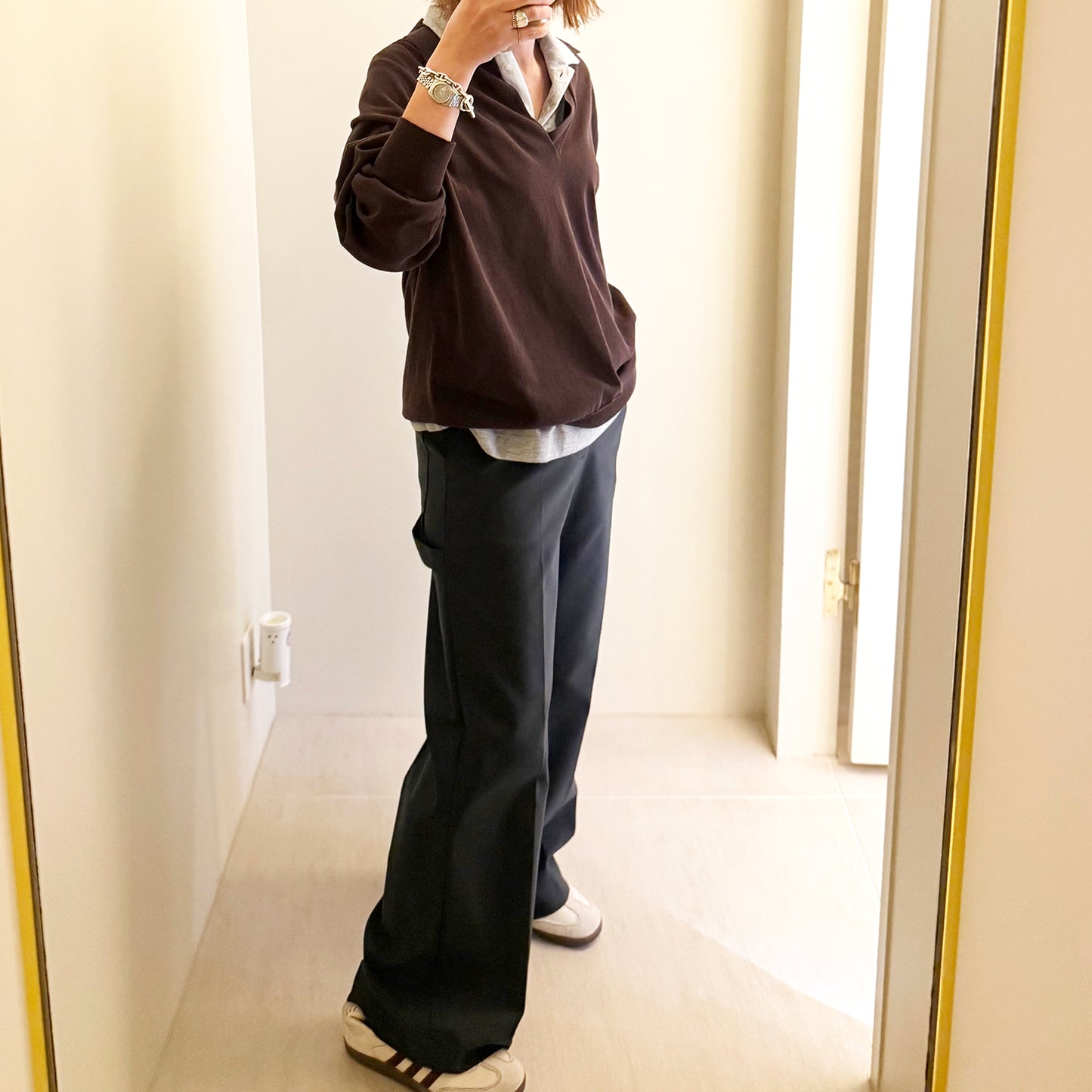 THREE DOTS TURQUOISE/JERSEY PAINTER PANTS