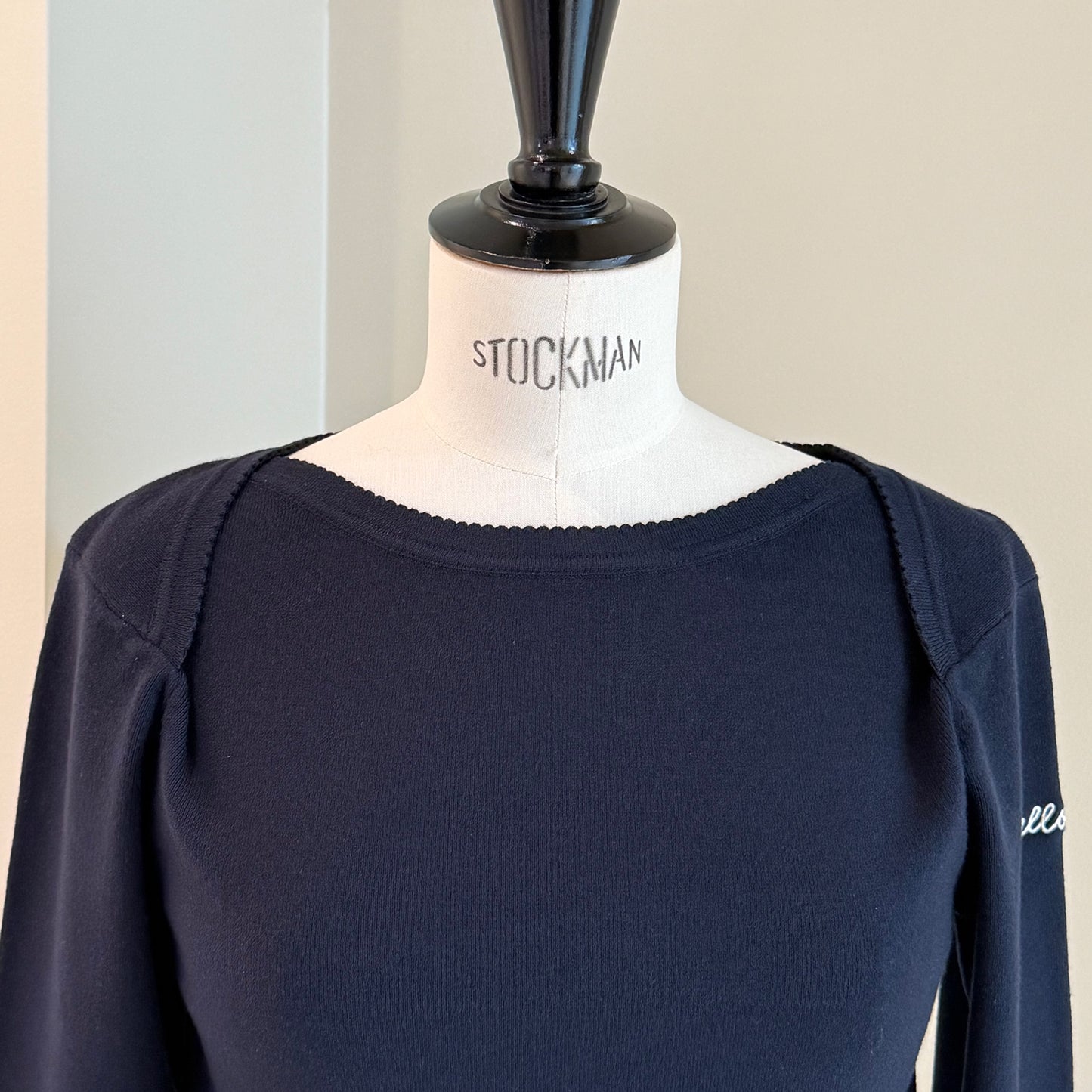 MADISONBLUE/KNIT BOAT NECK L/S