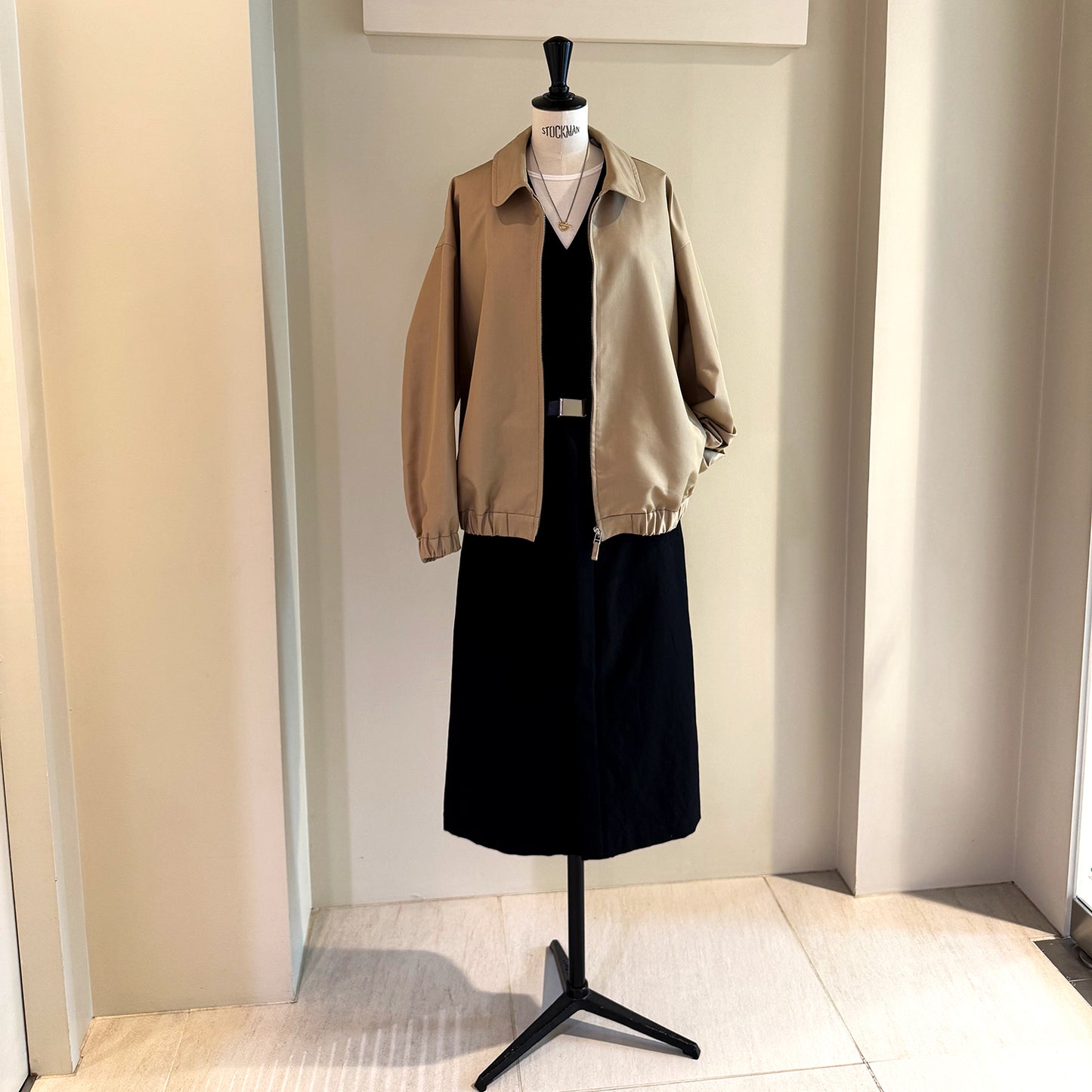 THREE DOTS TURQUOISE/GIZA GABARDINE BLOUSON