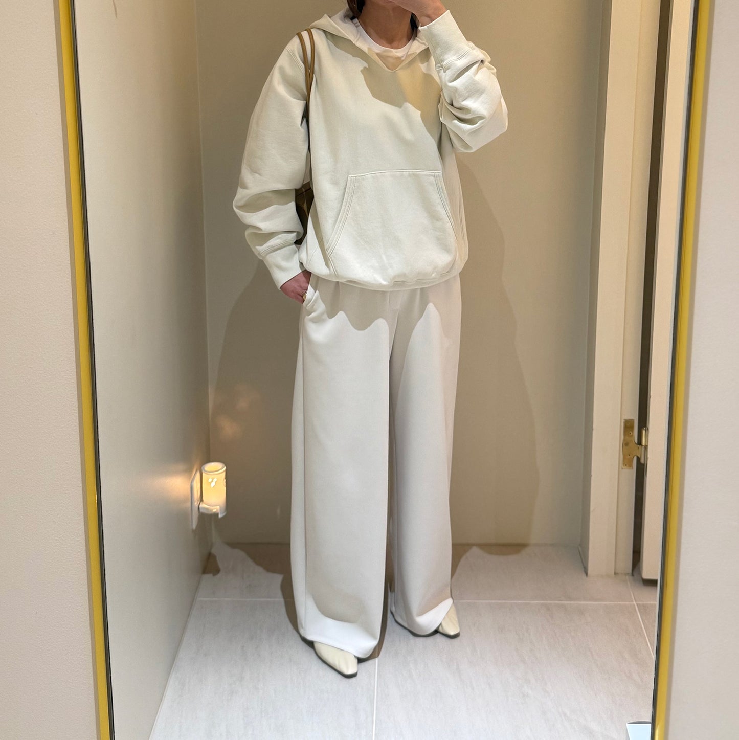 THREE DOTS TURQUOISE/SOFT CURB JERSEY PANTS