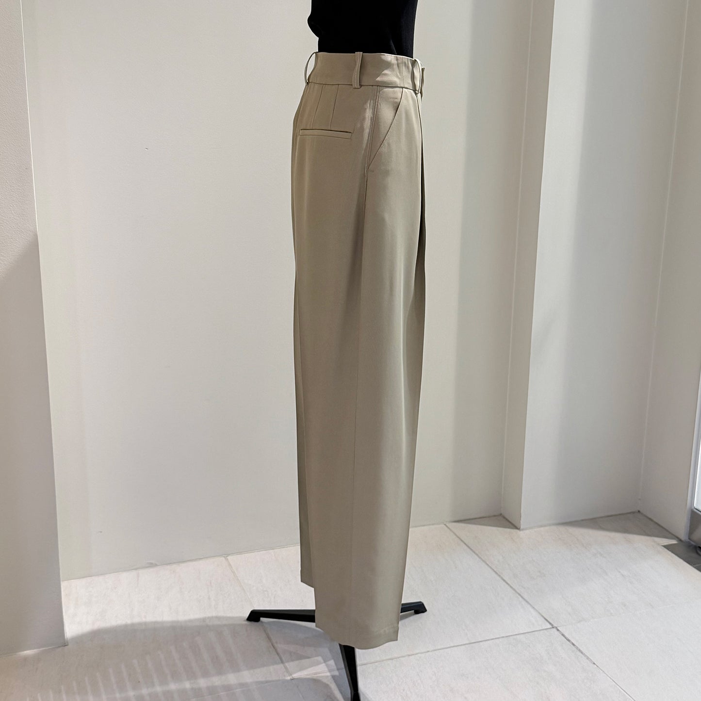 IIROT/ACETATE POLYESTER TROUSERS