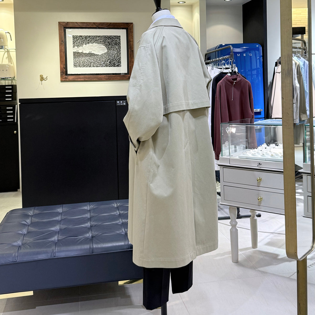 BOWTE/ ORGANIC COTTON WEST POINT COMFORT COAT