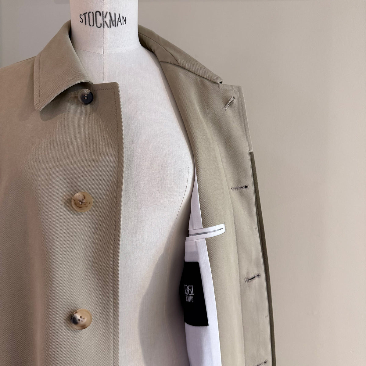 BOWTE/ ORGANIC COTTON WEST POINT COMFORT COAT
