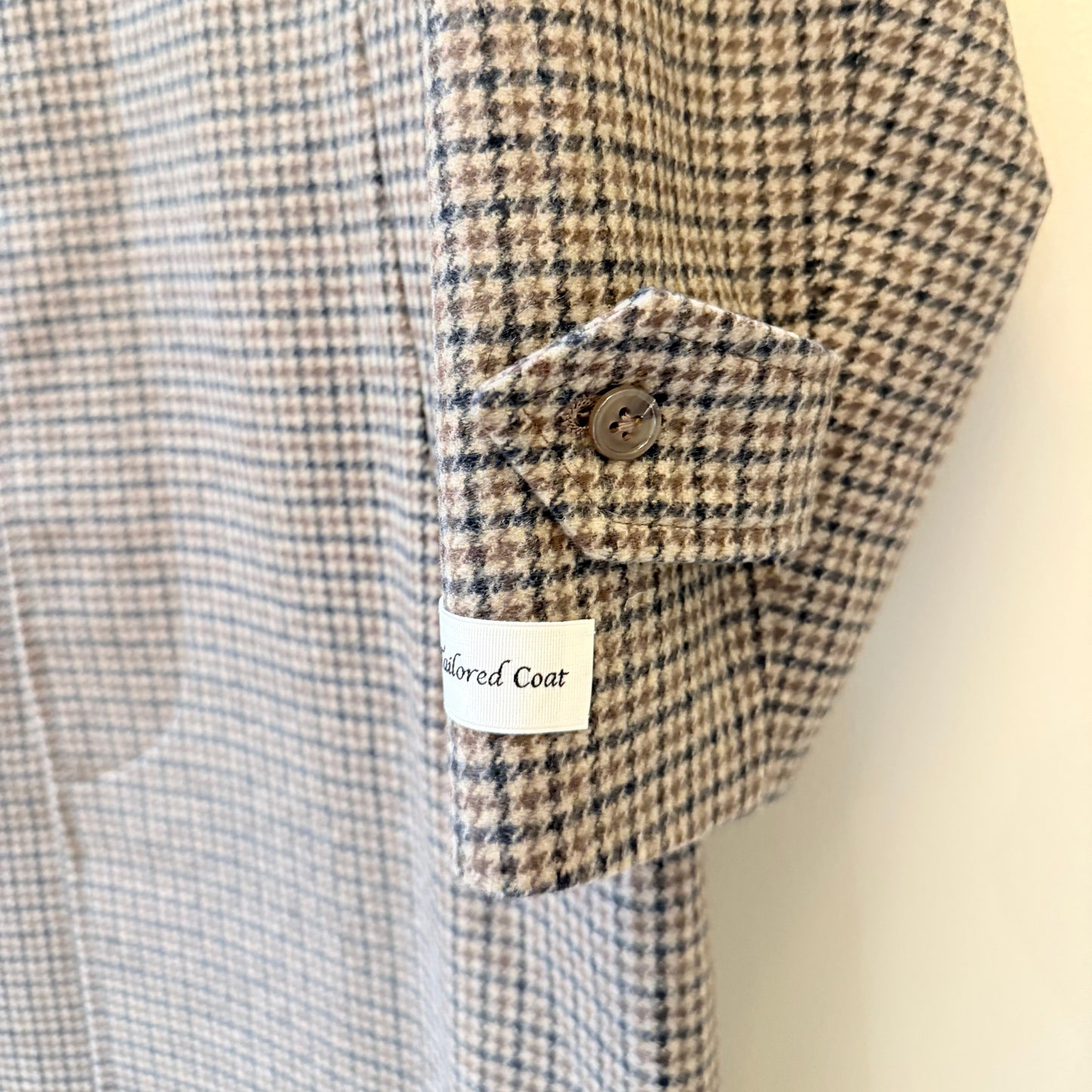 COUTURE D' ADAM/Bal Collar Coat Gunclub-check