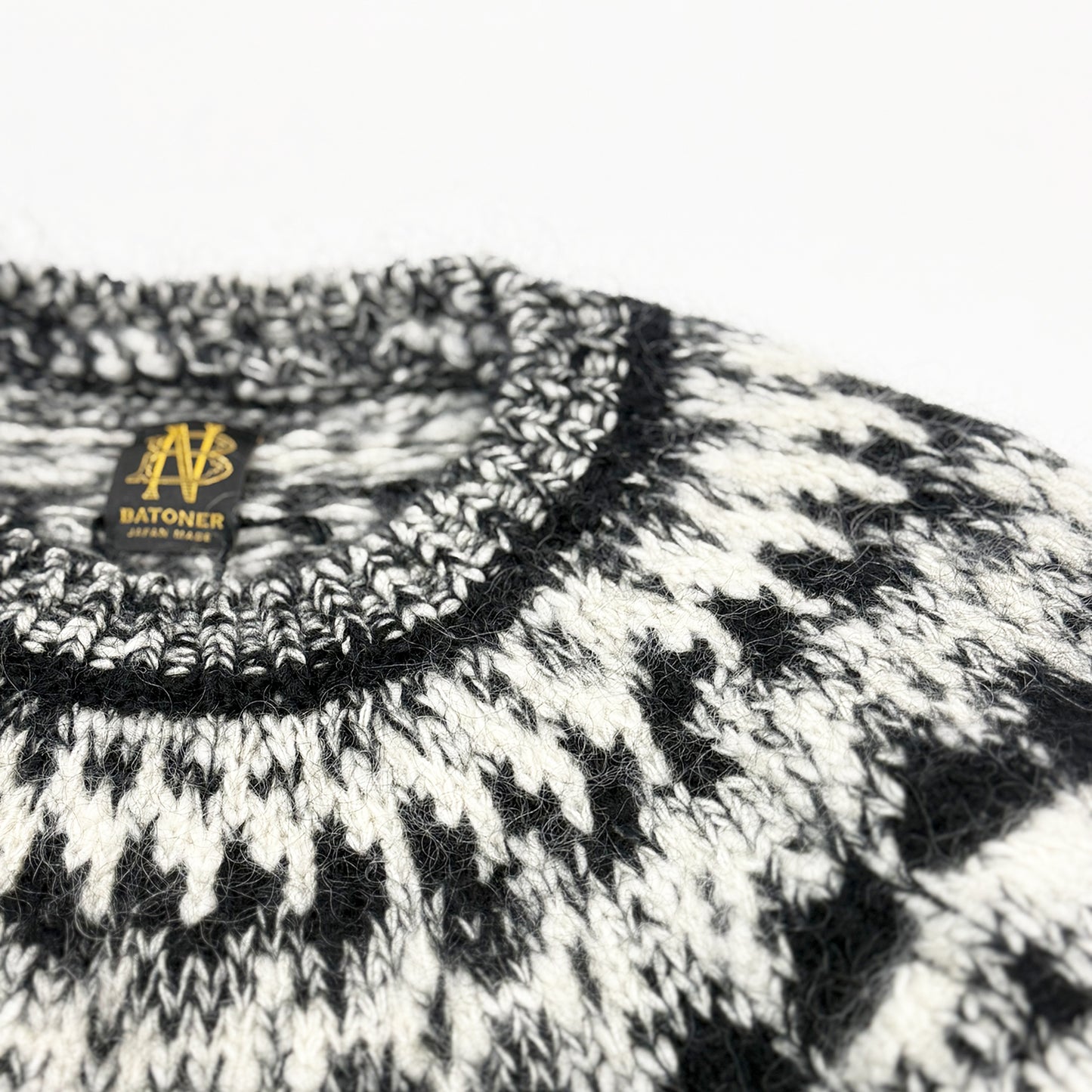 BATONER/ MOHAIR NORDIC CREW NECK