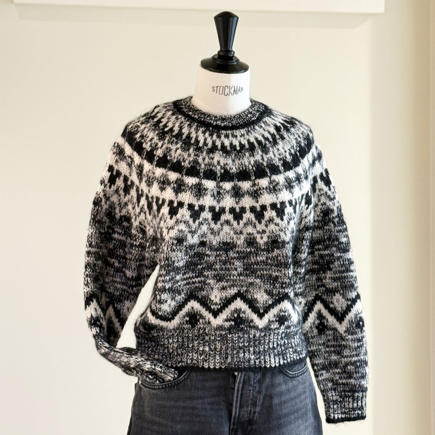 BATONER/ MOHAIR NORDIC CREW NECK