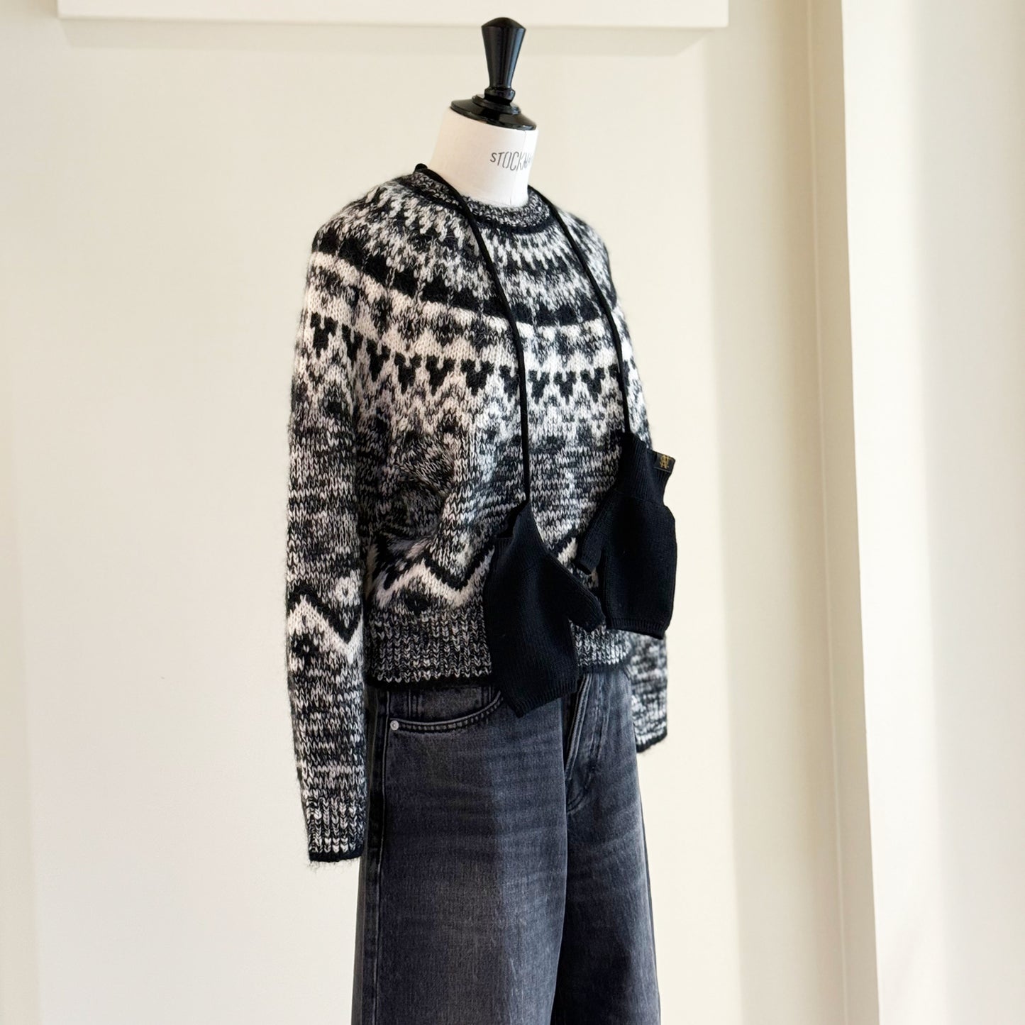 BATONER/ MOHAIR NORDIC CREW NECK