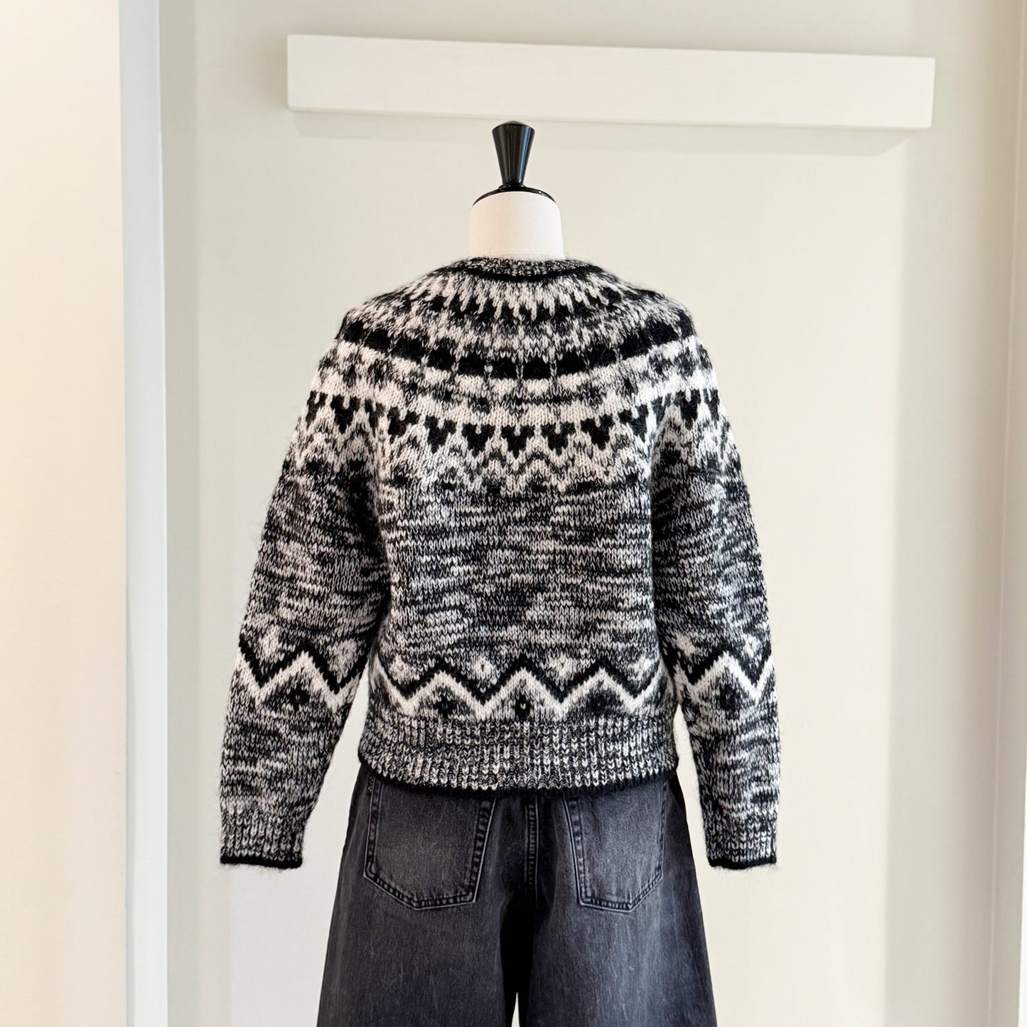 BATONER/ MOHAIR NORDIC CREW NECK