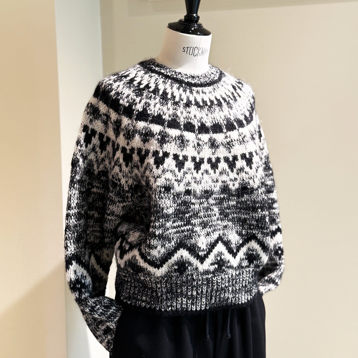 BATONER/ MOHAIR NORDIC CREW NECK