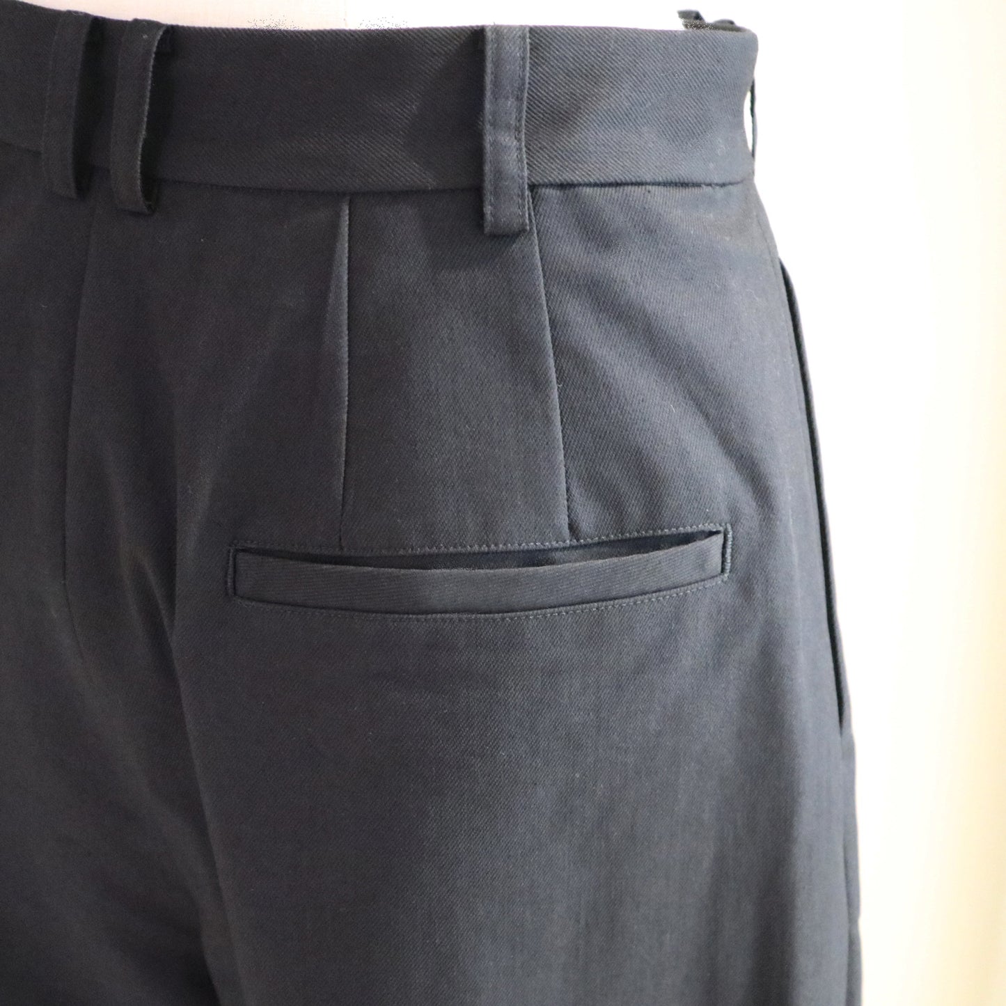 THREEDOTSTURQUOISE/THREE TUCK PANTS