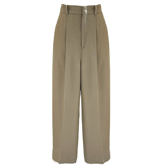 IIROT/ACETATE POLYESTER TROUSERS