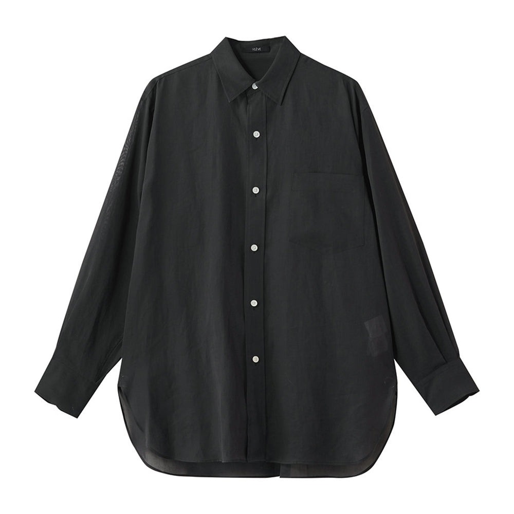 YLEVE/Cotton Voile Lawn Long Sleeve Shirt