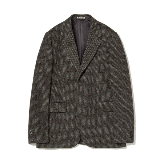 AURALEE/ALPACA WOOL SILK TWEED OVER JACKET