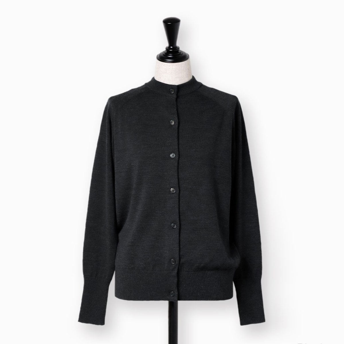 BATONER/Baby Wool Crew Neck Cardigan