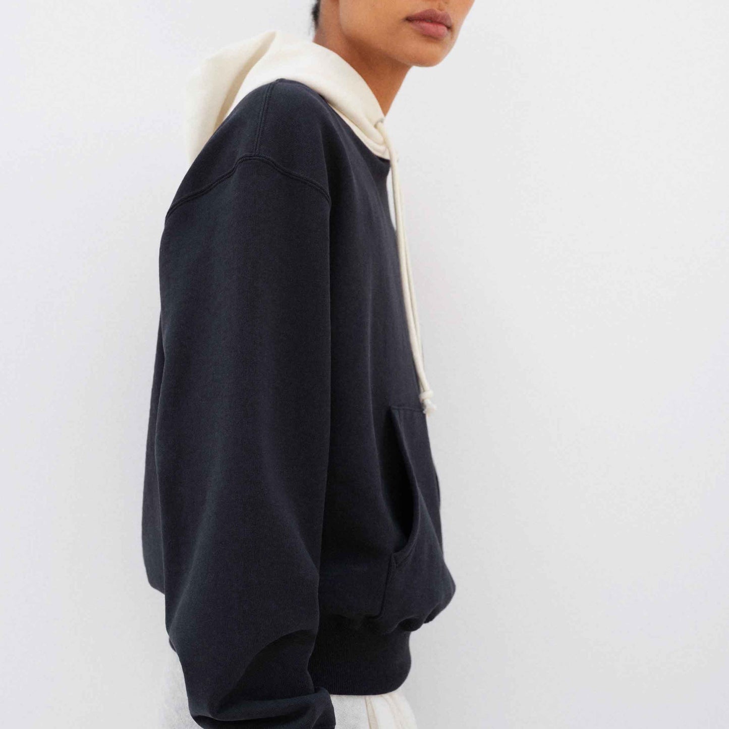 AURALEE/SMOOTH SOFT BD SWEAT P/O PARKA