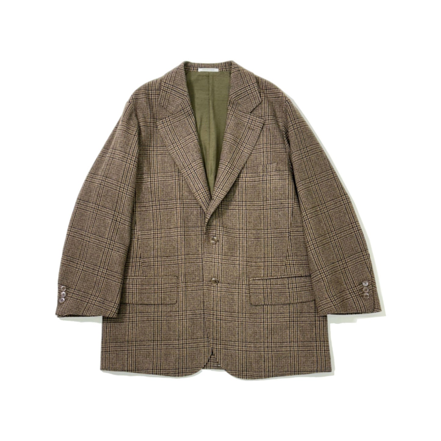COUTURE D' ADAM/GLEN CHECK BIG JACKET