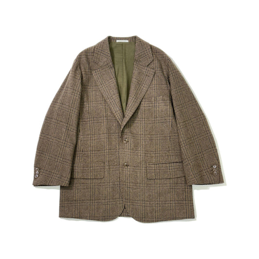 COUTURE D' ADAM/GLEN CHECK BIG JACKET