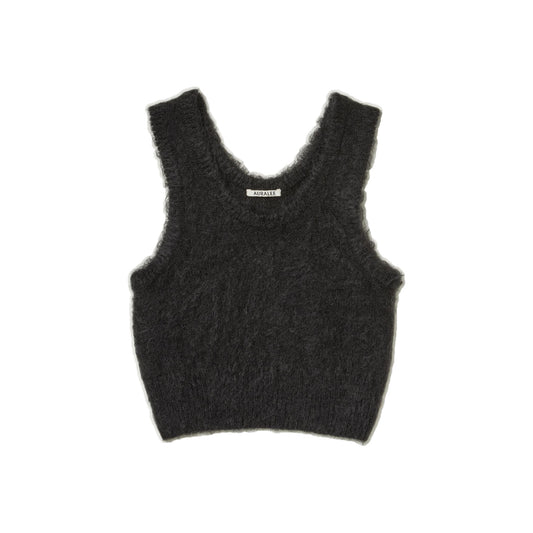 AURALEE/BRUSHED SUPER KID MOHAIR KNIT TANK