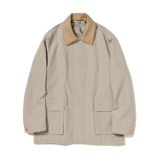 AURALEE/WOOL MAX CANVAS BLOUSON