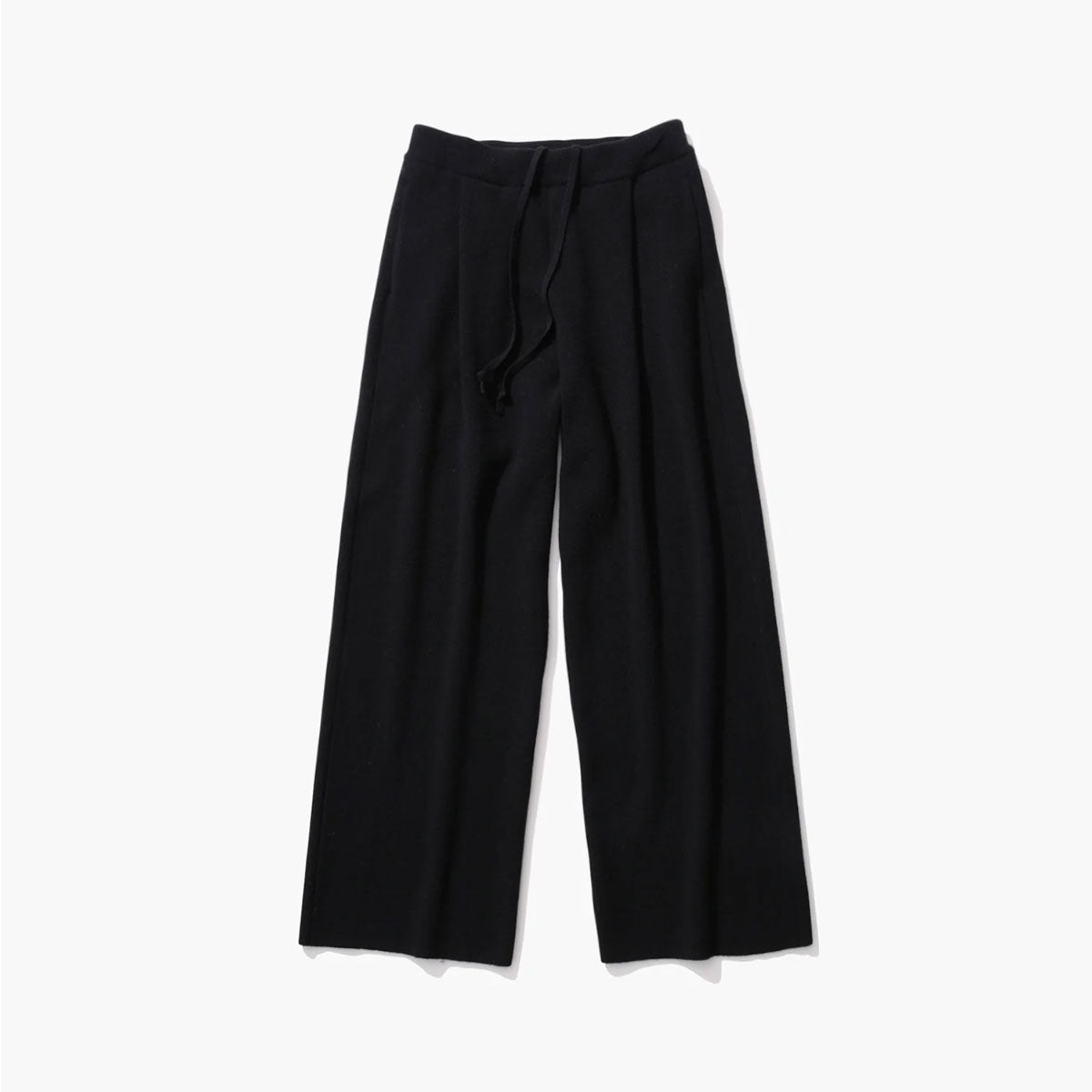ATON/WOOL CASHMERE SILK STRAIGHT EASY PANTS