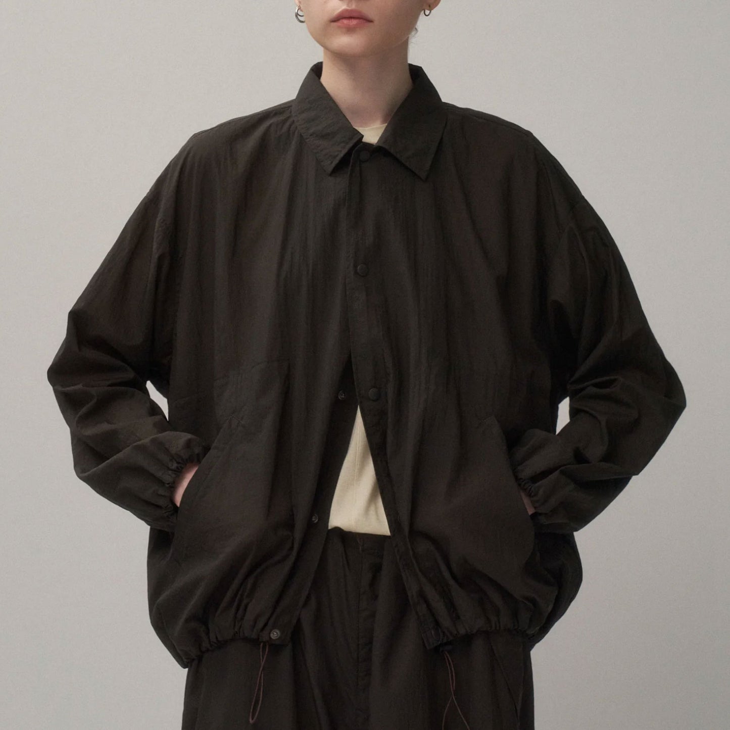 ATON|SUPER LIGHT NYLON COACH JACKET