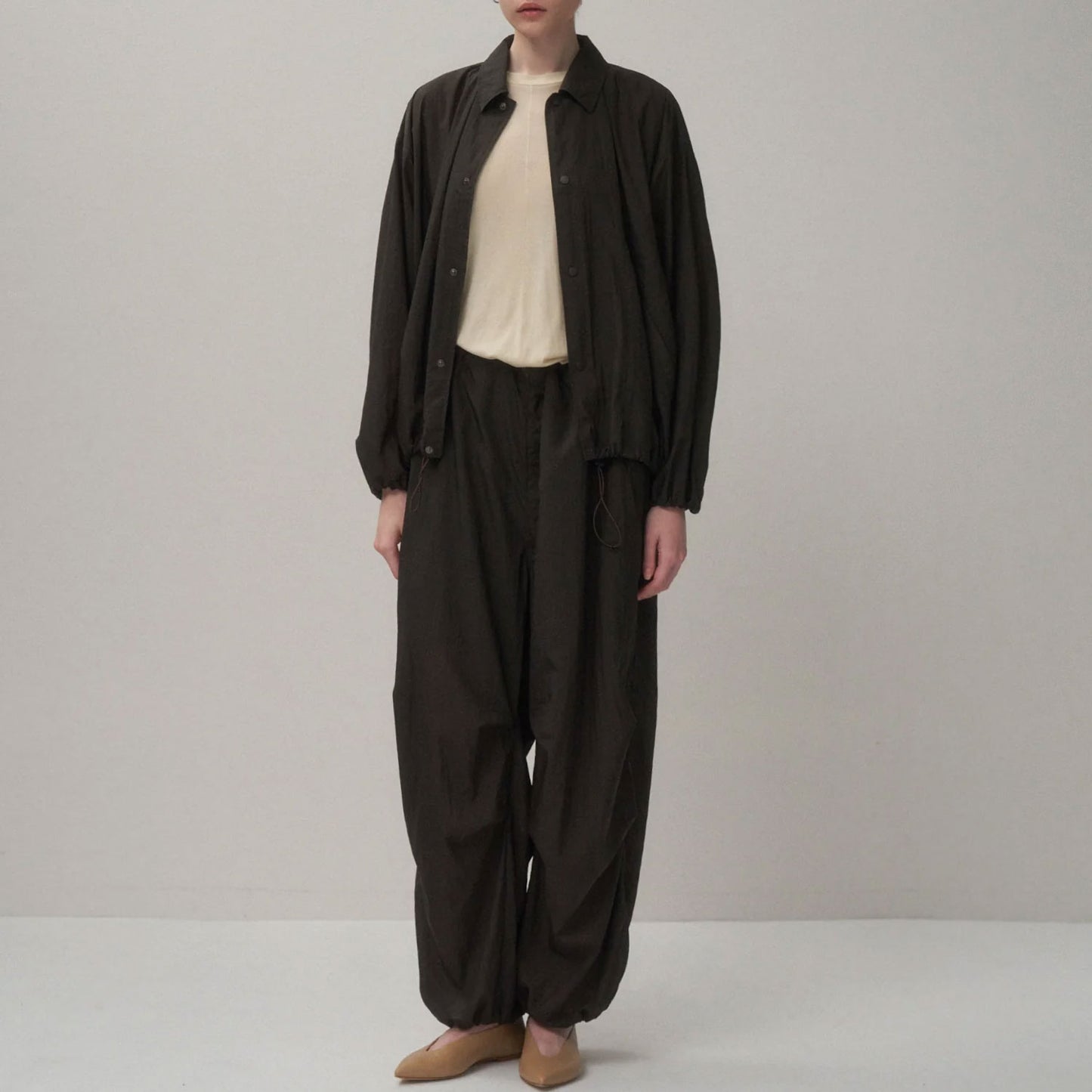 ATON|SUPER LIGHT NYLON COACH JACKET