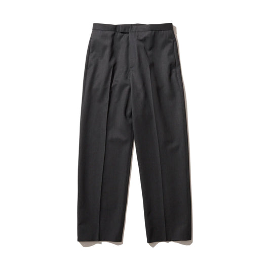 ATON|COMPACT WOOL TAPERED PANTS
