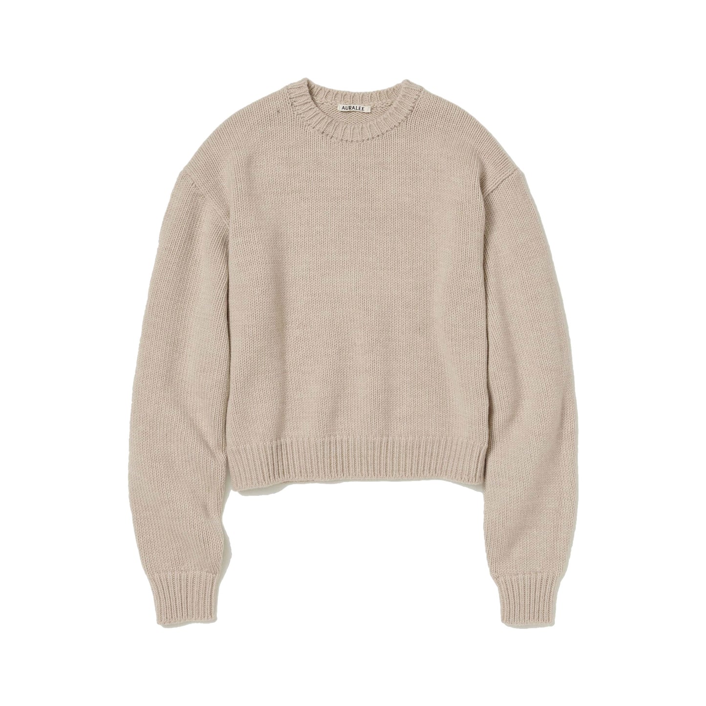 AURALEE/WOOL SOFT CORD KNIT P/O