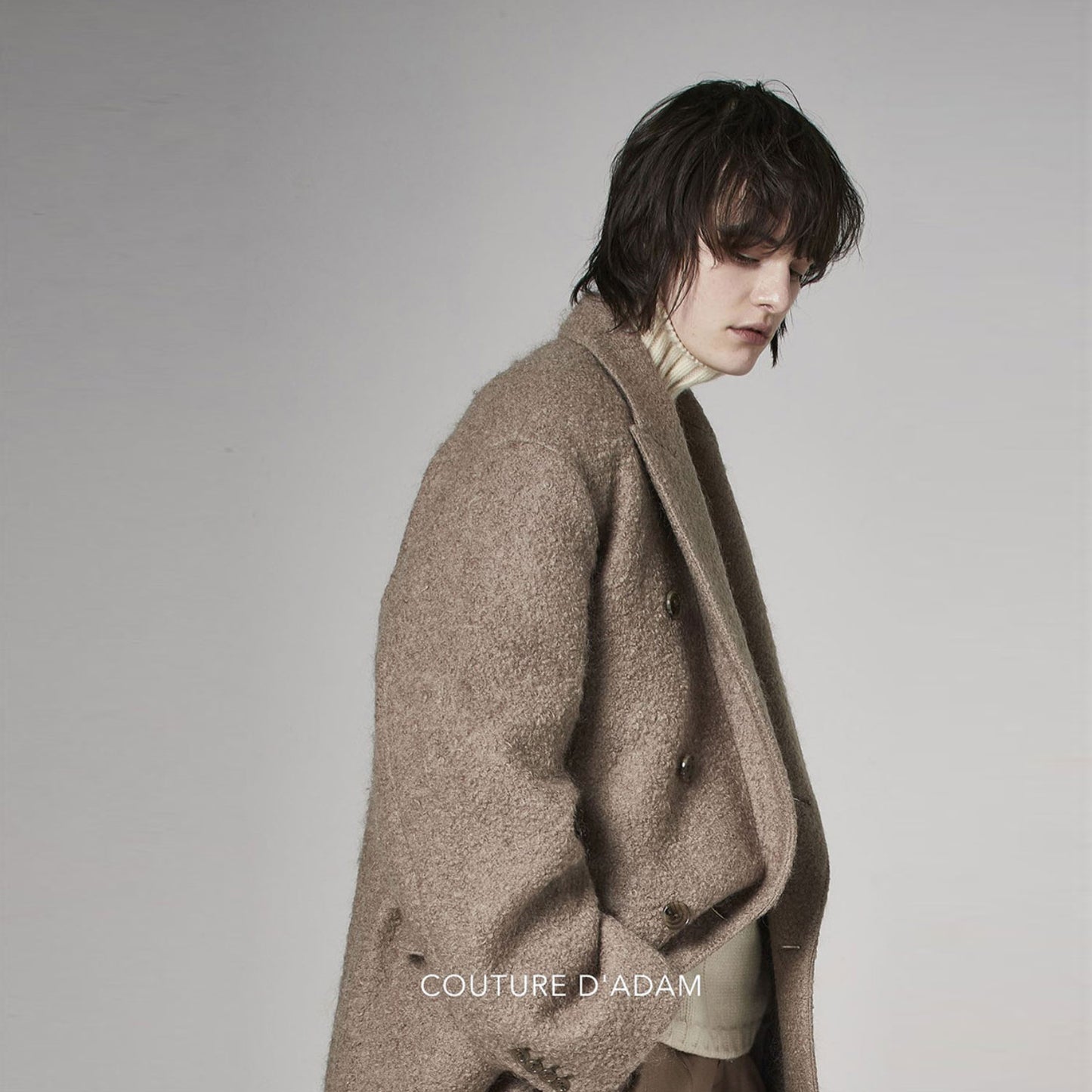 COUTURE D' ADAM/Mohair Loop Astracan Cottage Coat