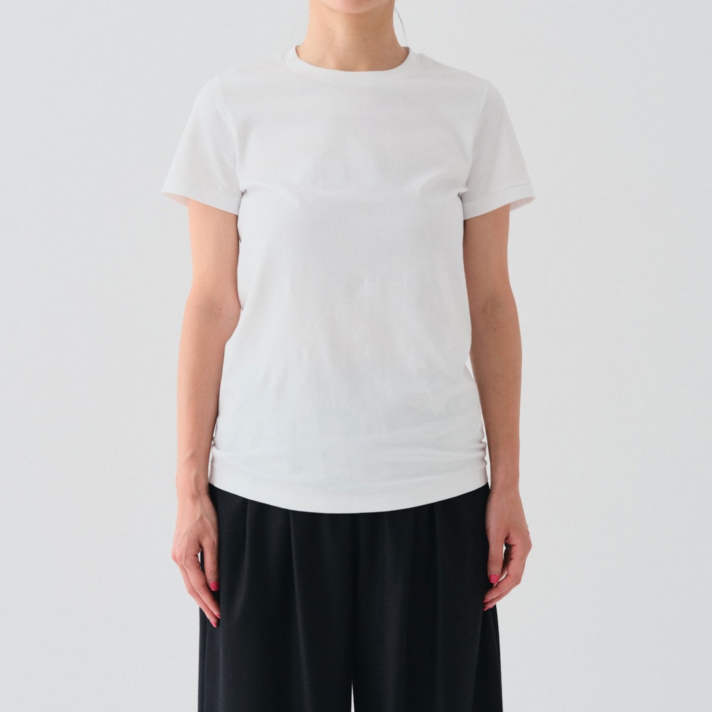 GOOD PEOPLE GOOD STITCHING GOOD PRODUCT/HIGHGAUGE INTERLOOK CREW NECK SHORT SLEEVE T