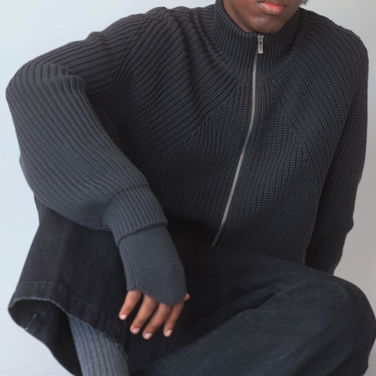 BATONER/MEN SIGNATURE DRIVERS KNIT