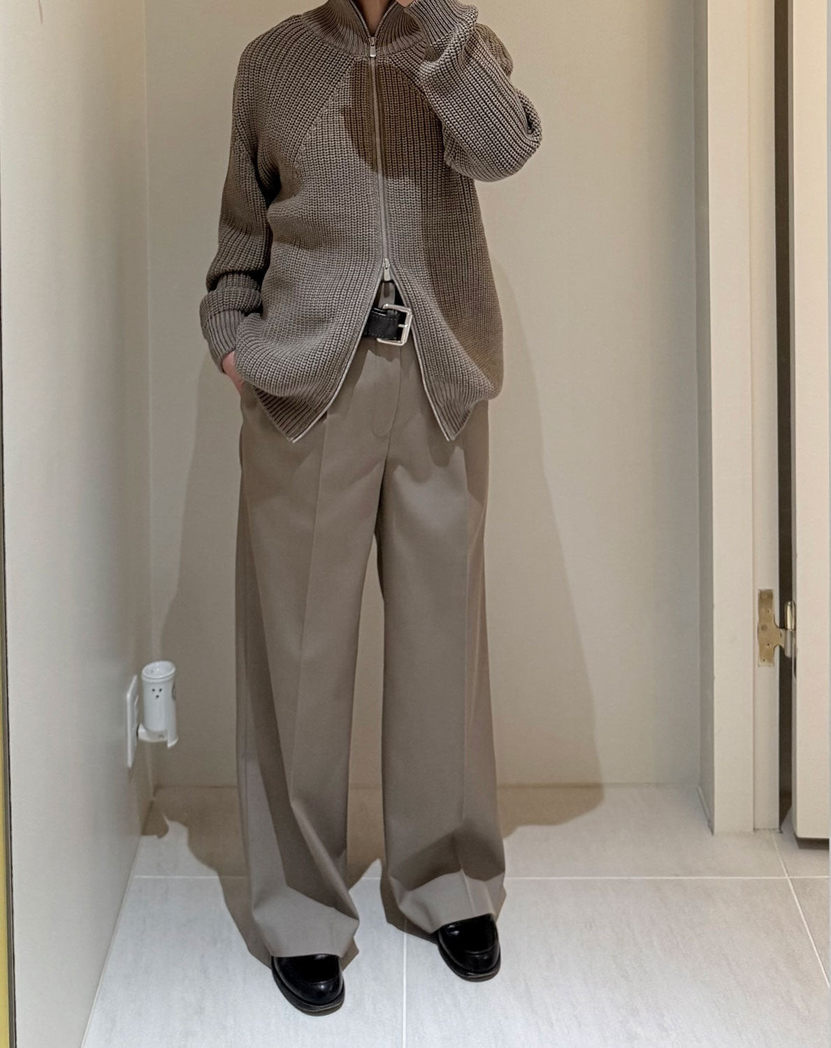 BATONER/MEN SIGNATURE DRIVERS KNIT