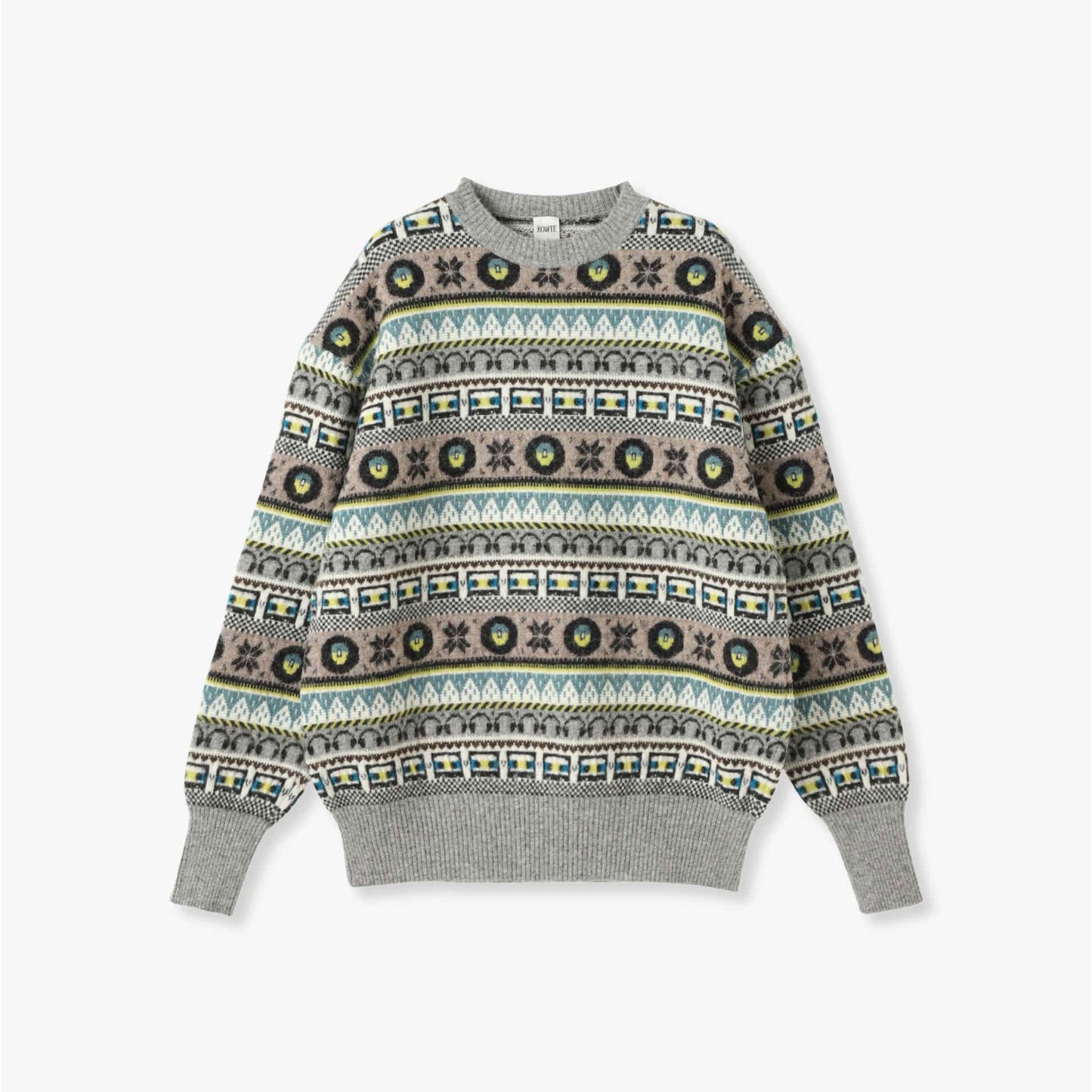 BOWTE/FAIRISLE AND BRID ROCKNROLL JACQUARD KNIT