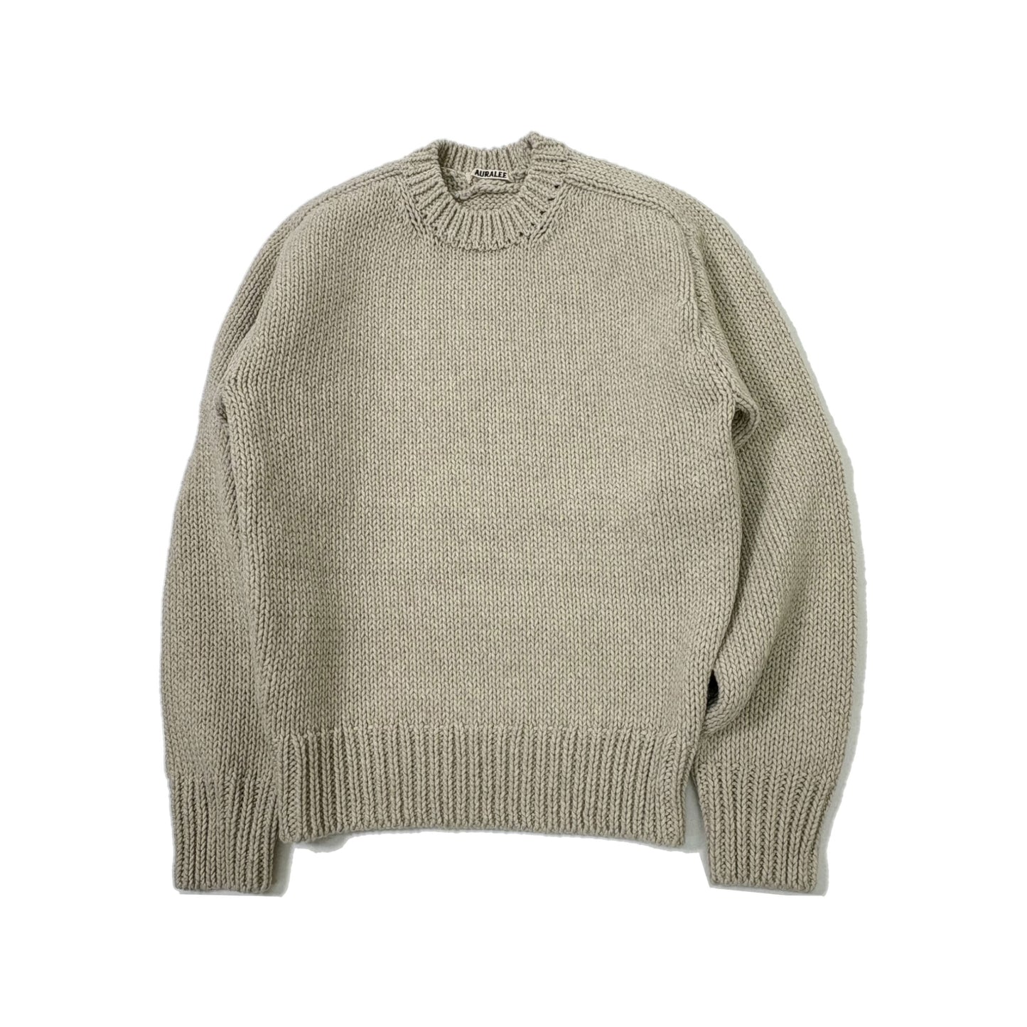 AURALEE/WOOL CASHMERE FELTED KNITP/O