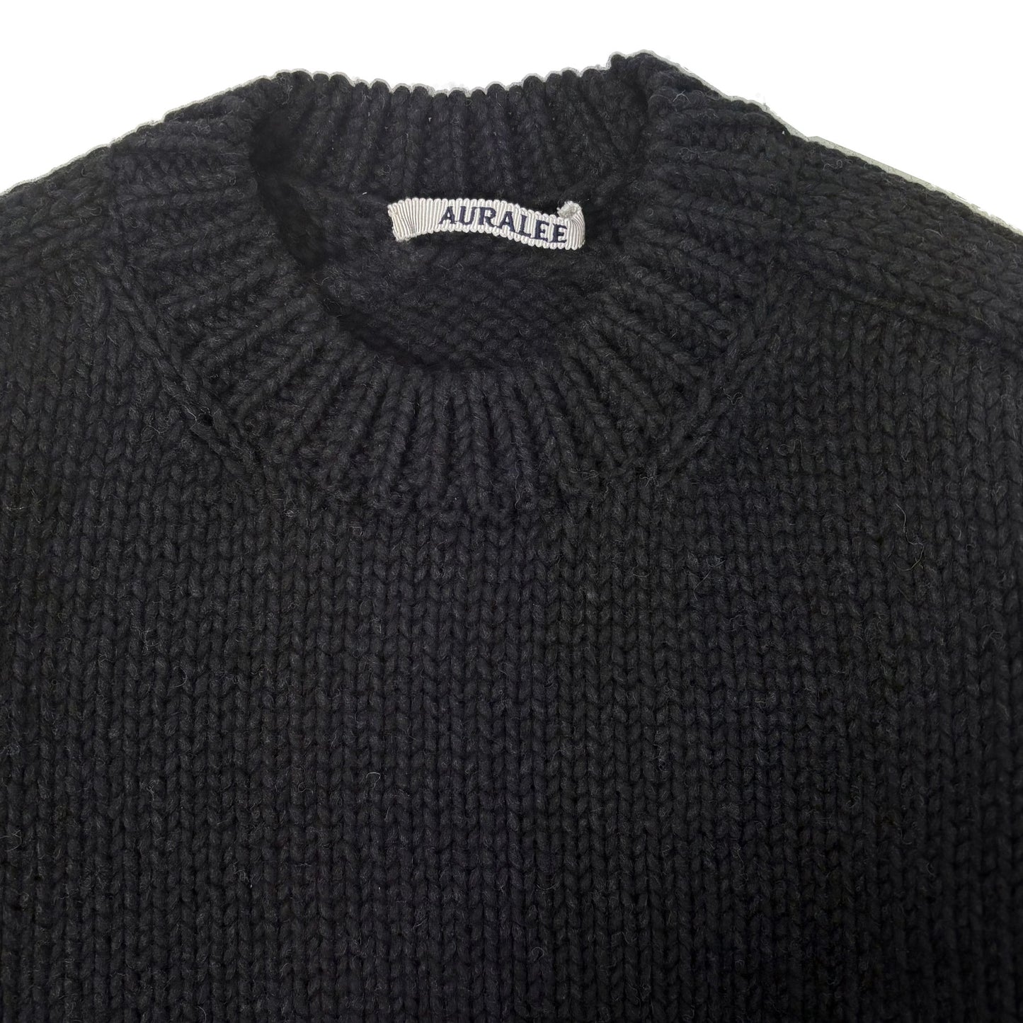 AURALEE/WOOL CASHMERE FELTED KNITP/O
