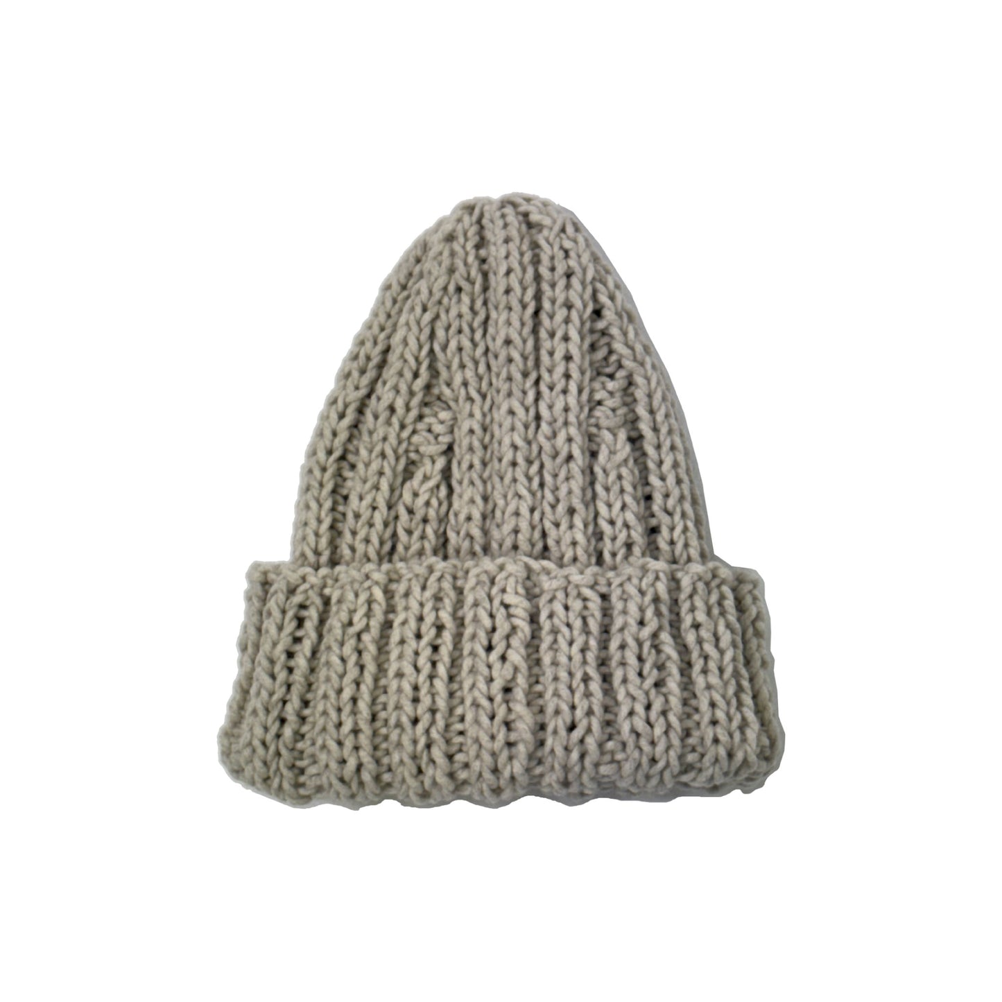 AURALEE/WOOL CASHMERE FELTED HAND KNIT CAP