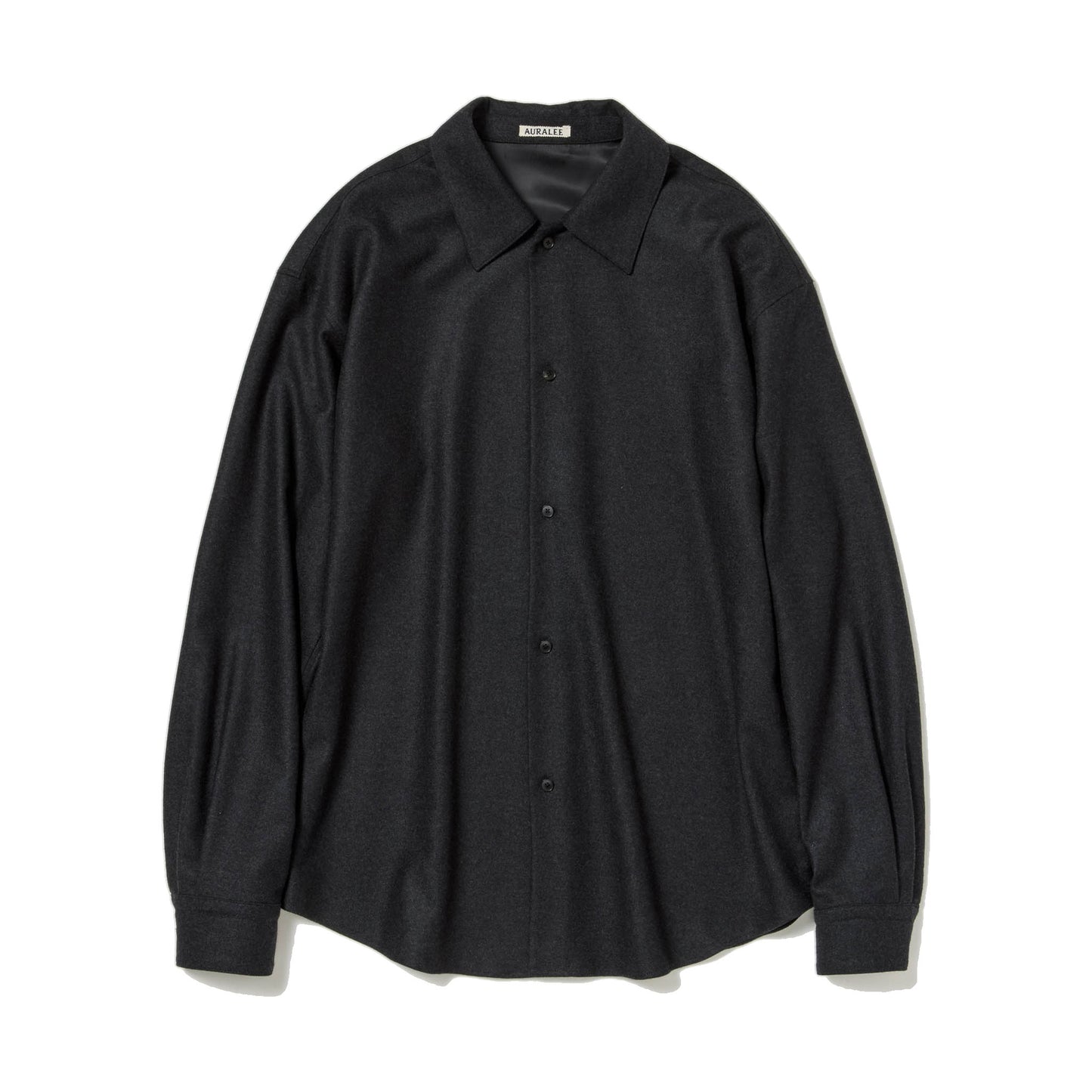 AURALEE/WOOL FULLING FLANNEL SHIRT