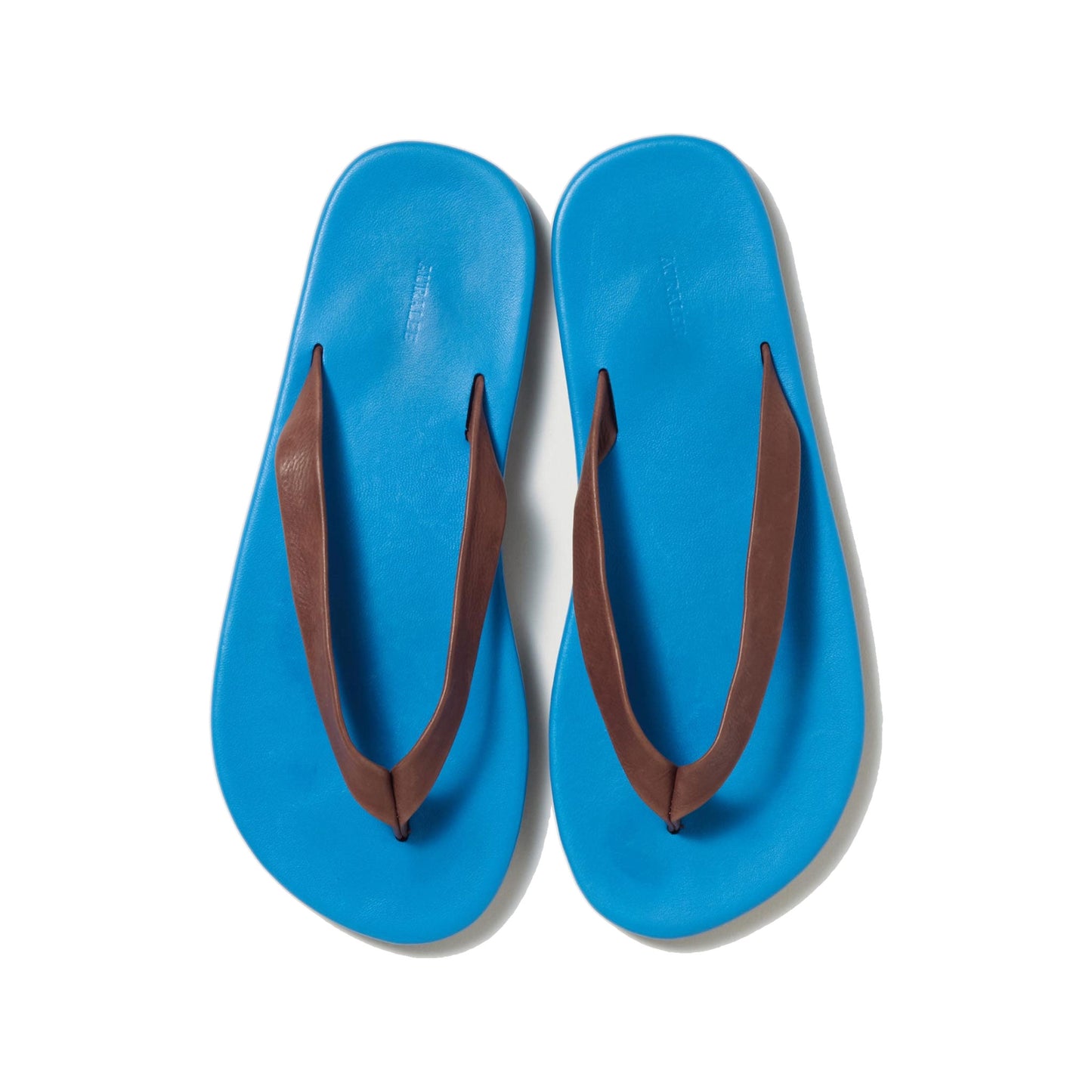 AURALEE/SOFT LEATHER FLIP- FLOPS