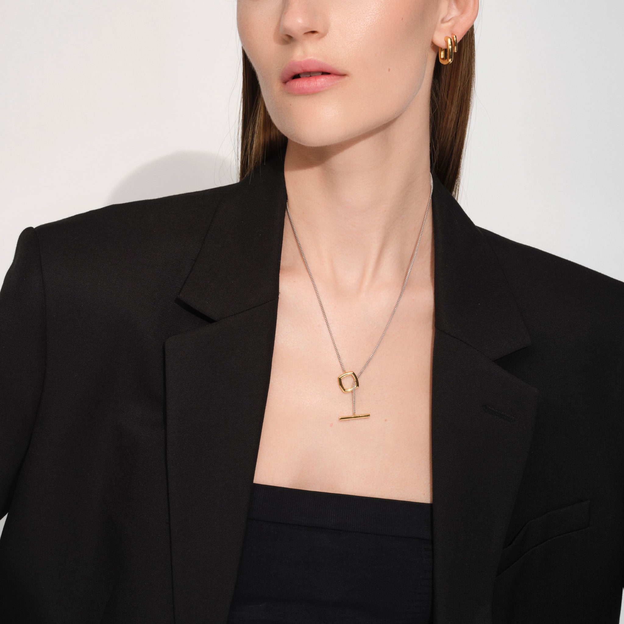 kaos　新品タグあり【three dots 】RIKACO着用 three dots（スリードッツ）Tシャツ・カットソー グレー サイズ:S