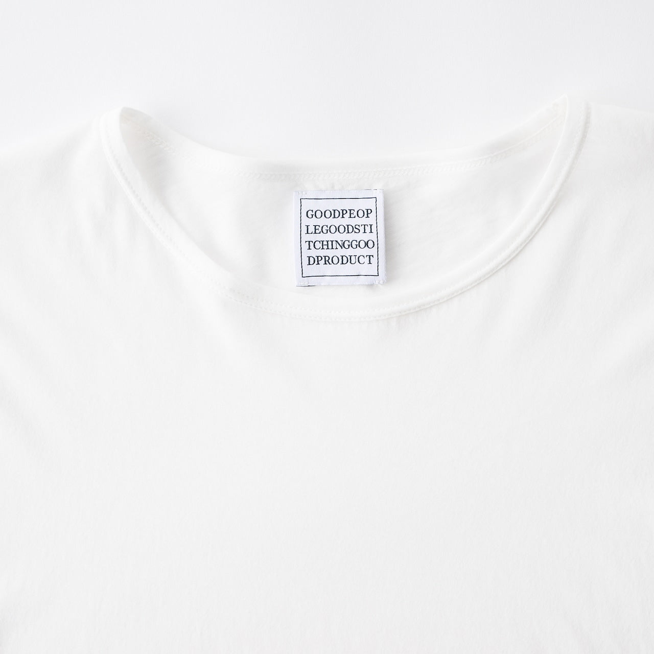 GOOD PEOPLE GOOD STITCHING GOOD PRODUCT/Fresca Zero Jersey Side Slit Crew Neck Long Sleeve T