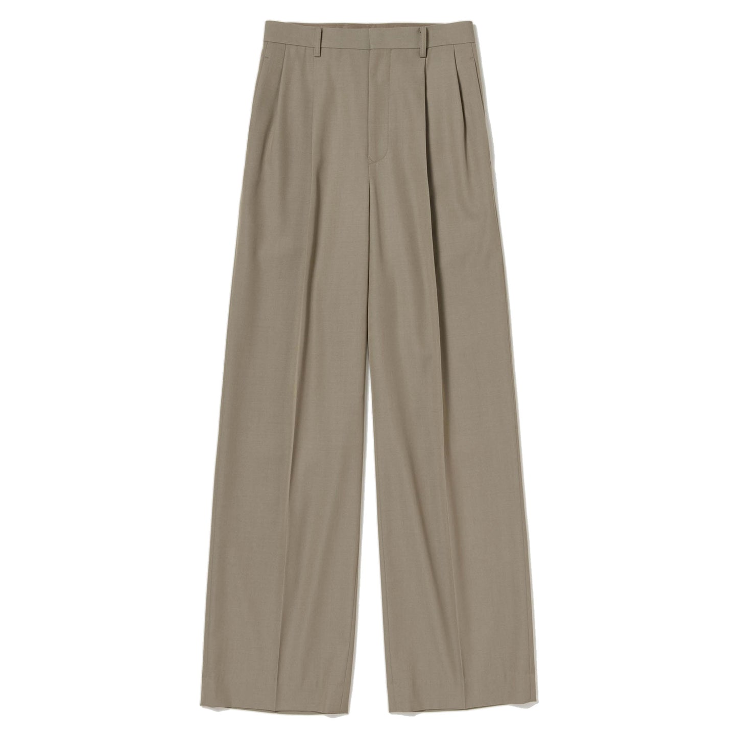 AURALEE/LIGHT WOOL MAX CABARDINE TWO-TUCK SLACKS