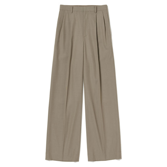 AURALEE/LIGHT WOOL MAX CABARDINE TWO-TUCK SLACKS