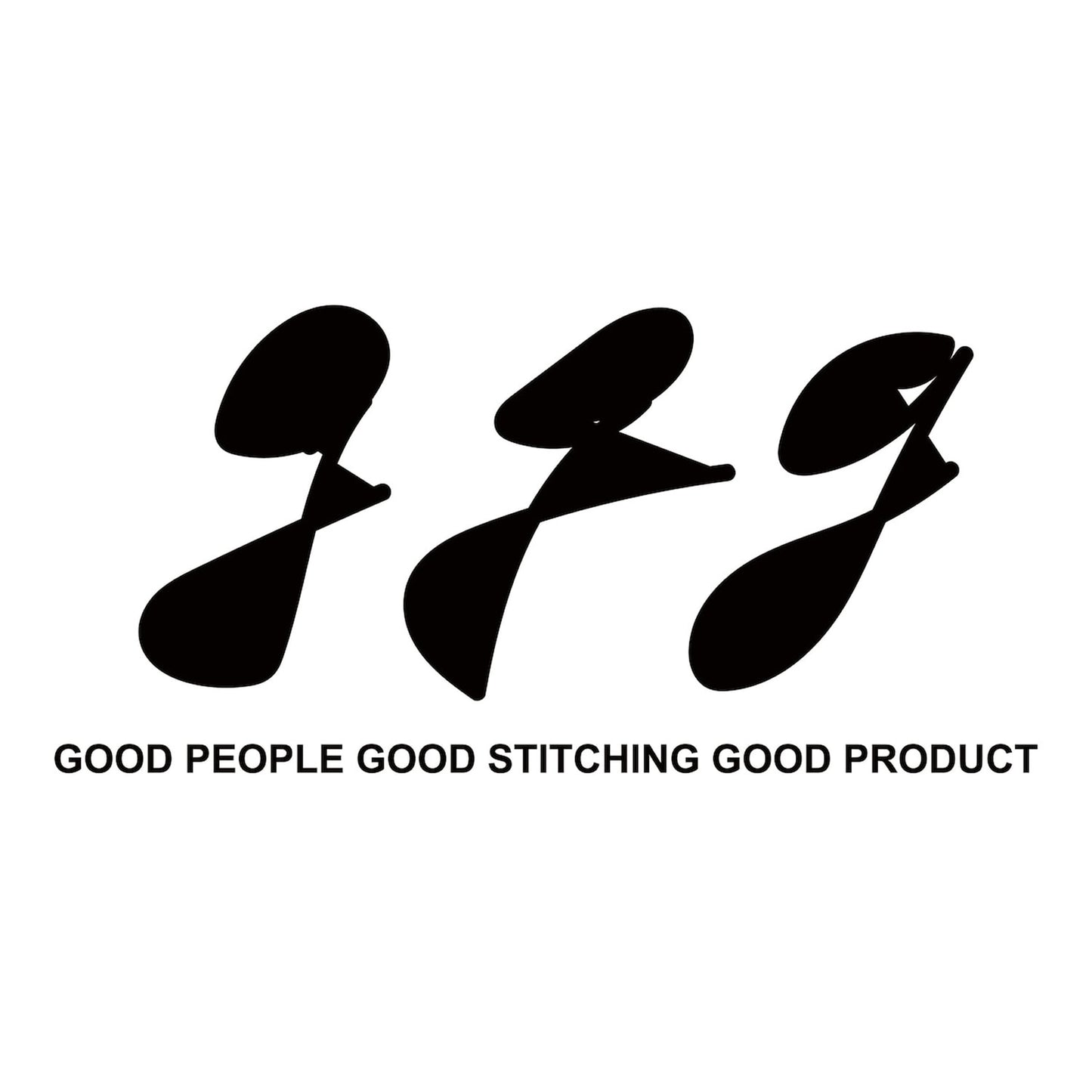 GOOD PEOPLE GOOD STITCHING GOOD PRODUCT/GGG ART GRAPHIC FRONT PRINT