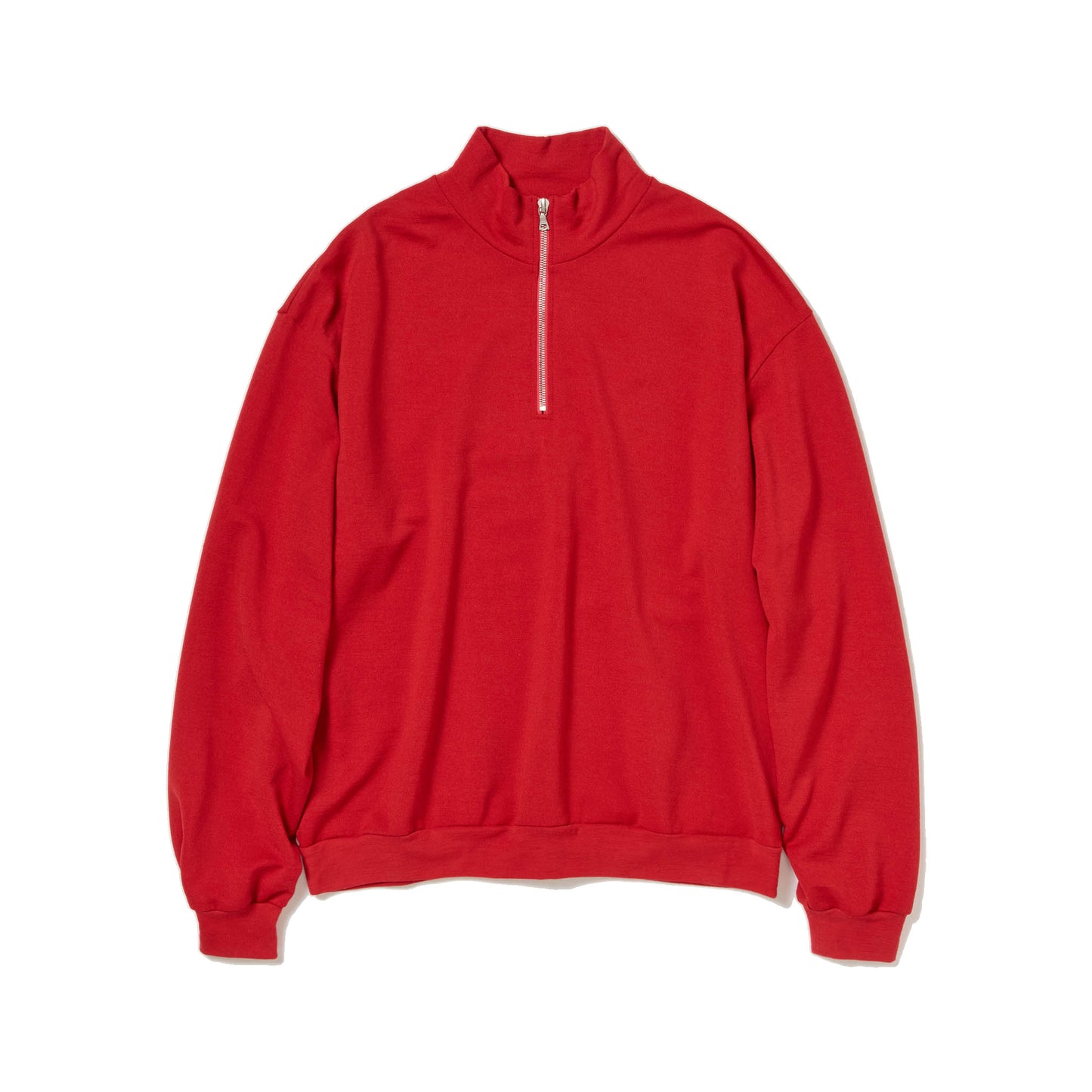AURALEE/LIGHT WOOL SWEAT HALF ZIP P/O