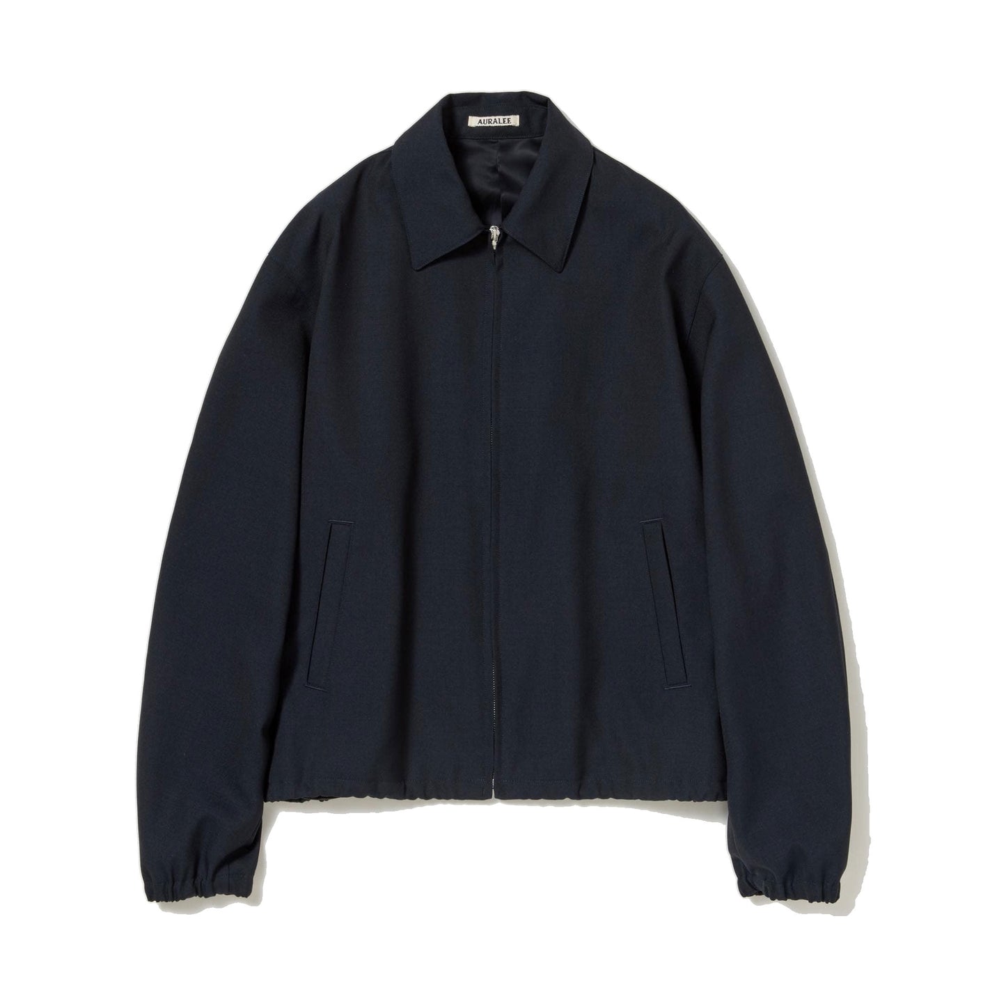 AURALEE/WOOL KID MOHAIR HOPSACK ZIP BLOUSON