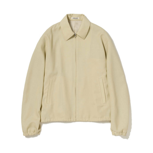 AURALEE/WOOL KID MOHAIR HOPSACK ZIP BLOUSON