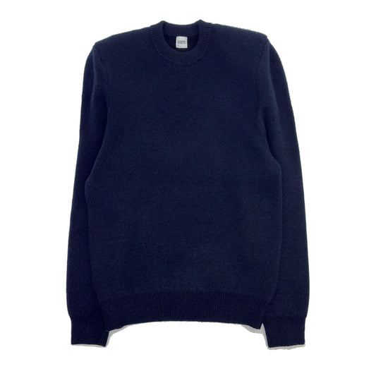 BOWTE/ITALIAN YARN IRISH CASHMERE MELANGEPADDED CREW KNIT