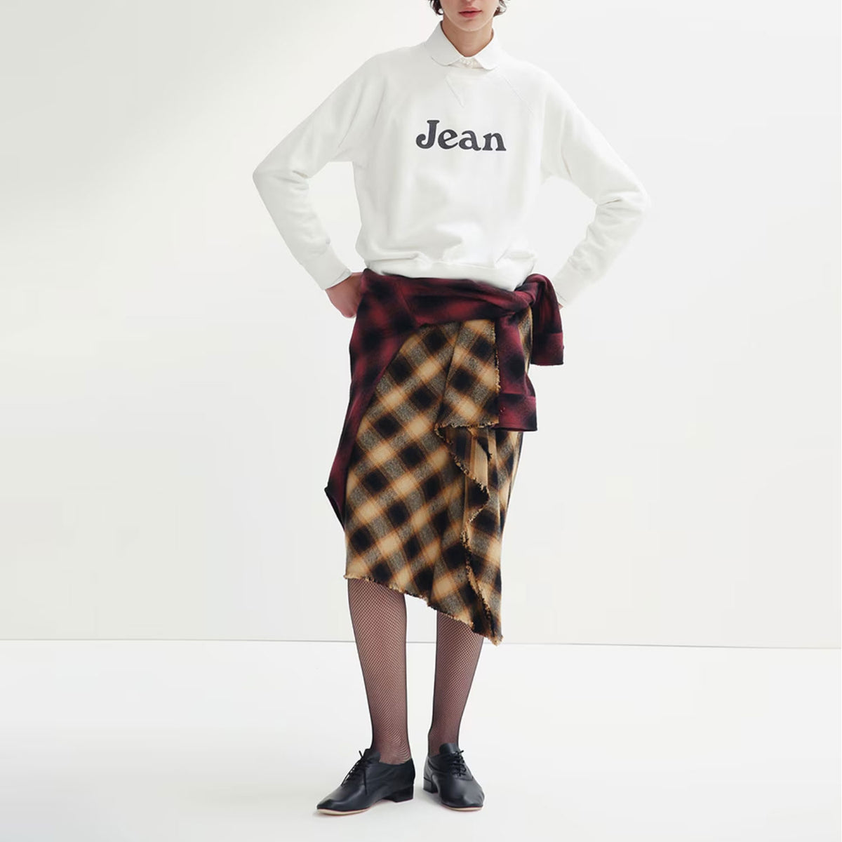 MADISONBLUE/JEAN CREW NECK SWEAT