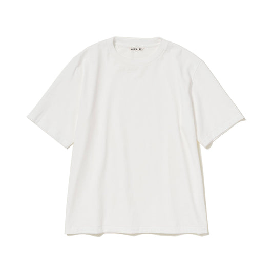 AURALEE/HIGHT GAUGE COTTON JERSEY TEE